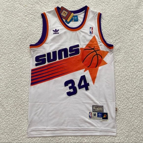 charles barkley white suns jersey